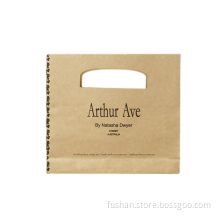 printing recycled brown shopping bag kraft paper